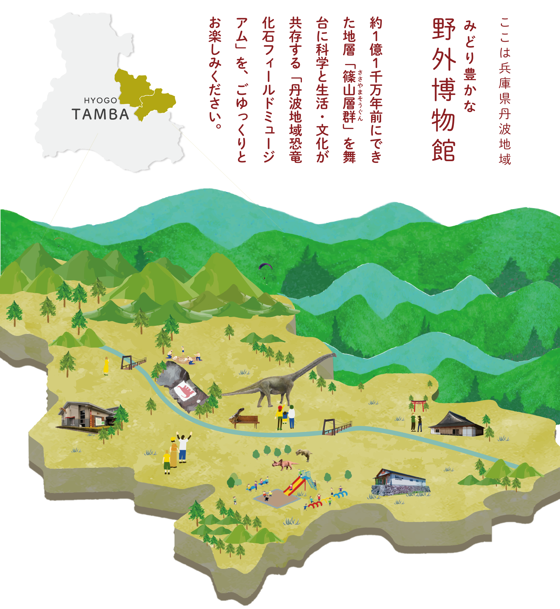 丹波地域恐竜化石フィールドミュージアム